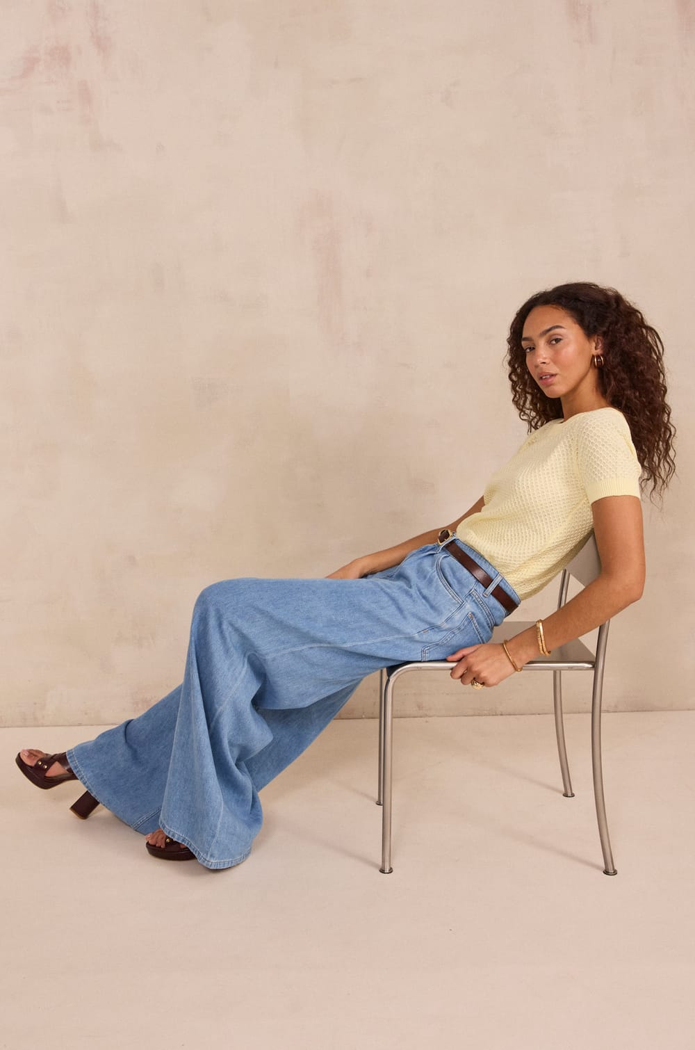 Short sleeves PATRIZIA top;${refinementColor}