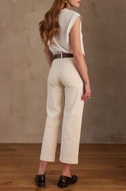 Pantalon SELYNA en denim;${refinementColor}