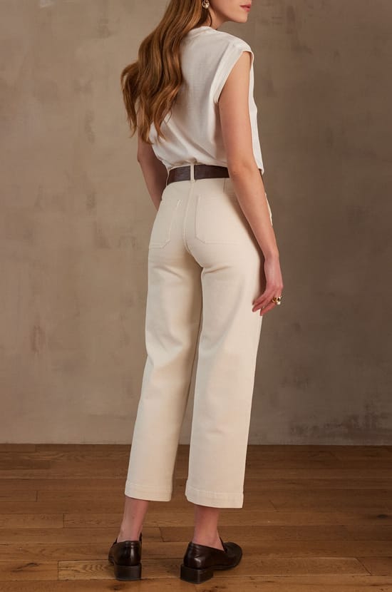 Pantalon SELYNA en denim;${refinementColor}