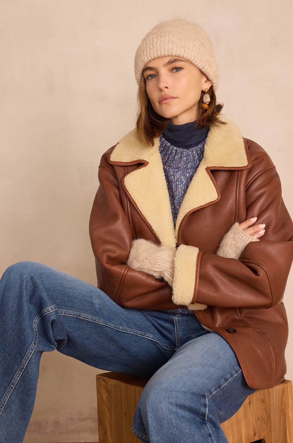 BOSTON sleeveless jumper;${refinementColor}