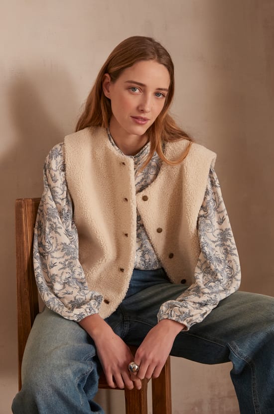 BROOKLYN sleeveless jacket PhotoZ | 1-2-3