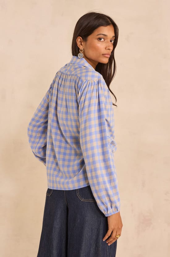 SEATTLE BL VICHY blouse;${refinementColor}