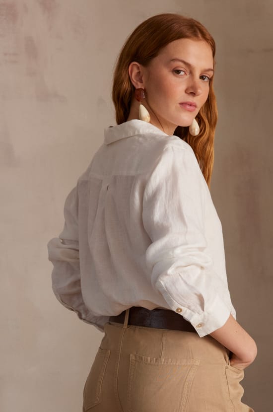 Chemisier THOMAS 100% lin;${refinementColor}