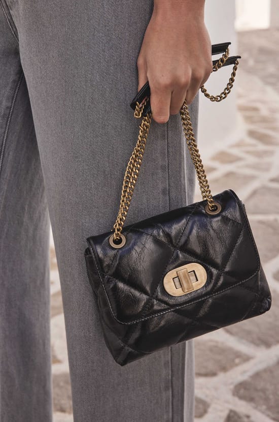 GABY MINI leather bag;${refinementColor}