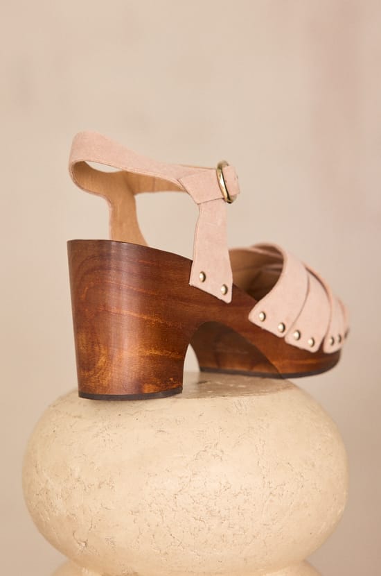 Sandales &agrave; talons en cuir SIA;${refinementColor}