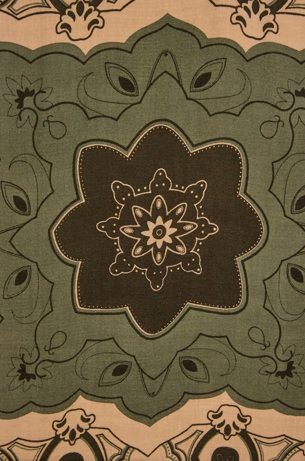 Printed wool scarf REMY;${refinementColor}