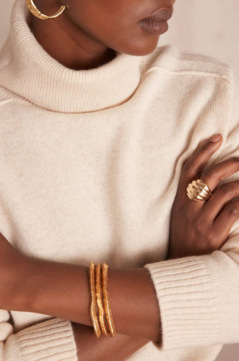 CELESTIN 100% wool turtleneck jumper;${refinementColor}