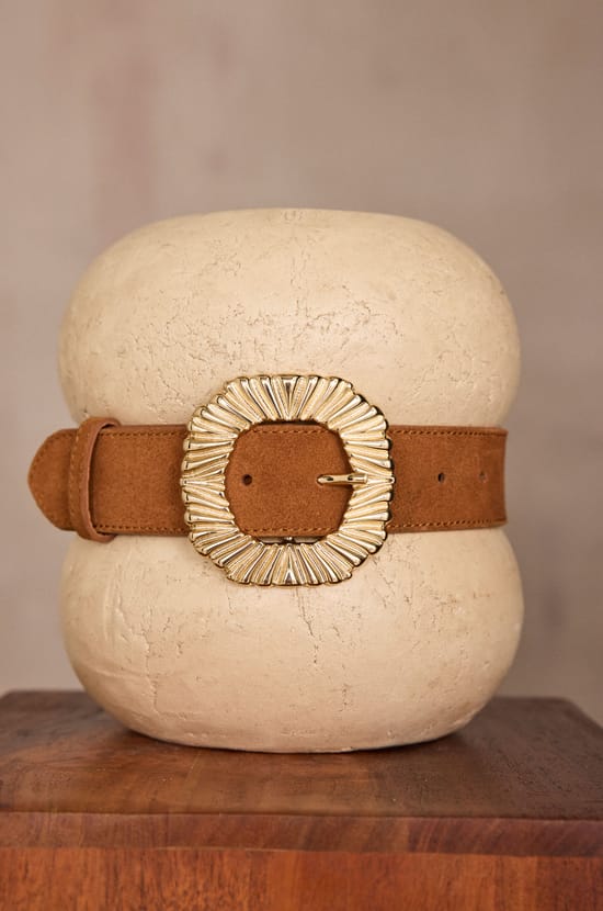 ELISA 100% leather belt;${refinementColor}