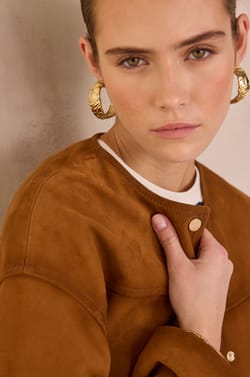 Su&egrave;de leren jasje VIP;${refinementColor}