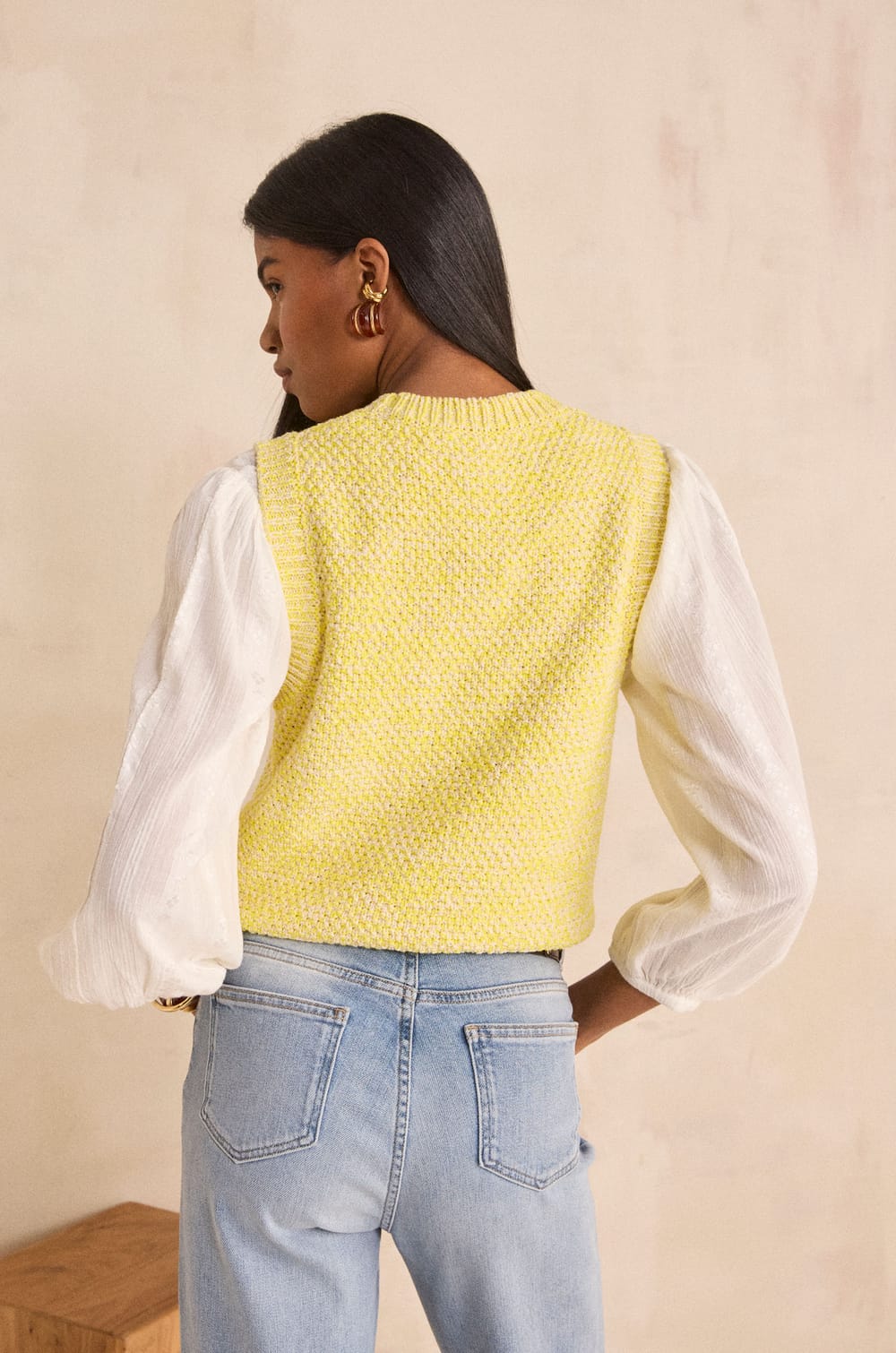 Pull sans manches PERSEE;${refinementColor}