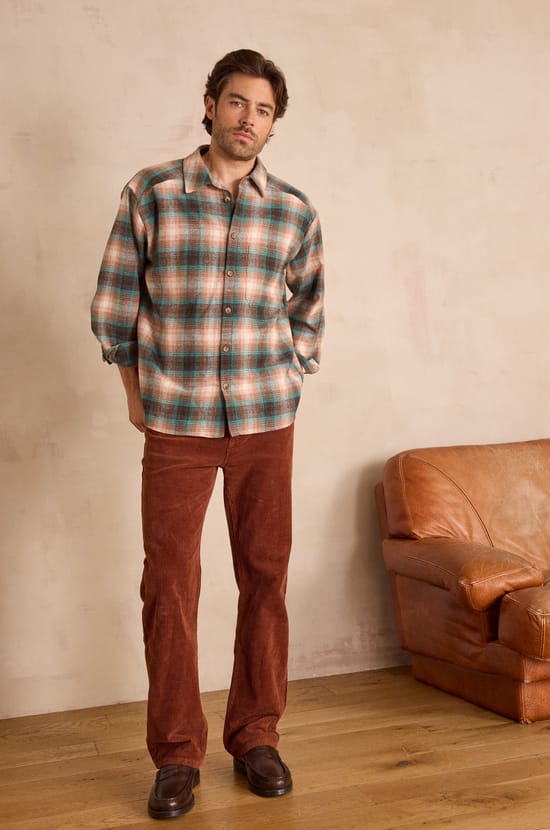 Unisex corduroy trousers SAUVAGE;${refinementColor}