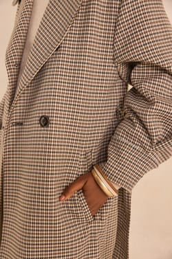 DJOVANNI checked trench;${refinementColor}