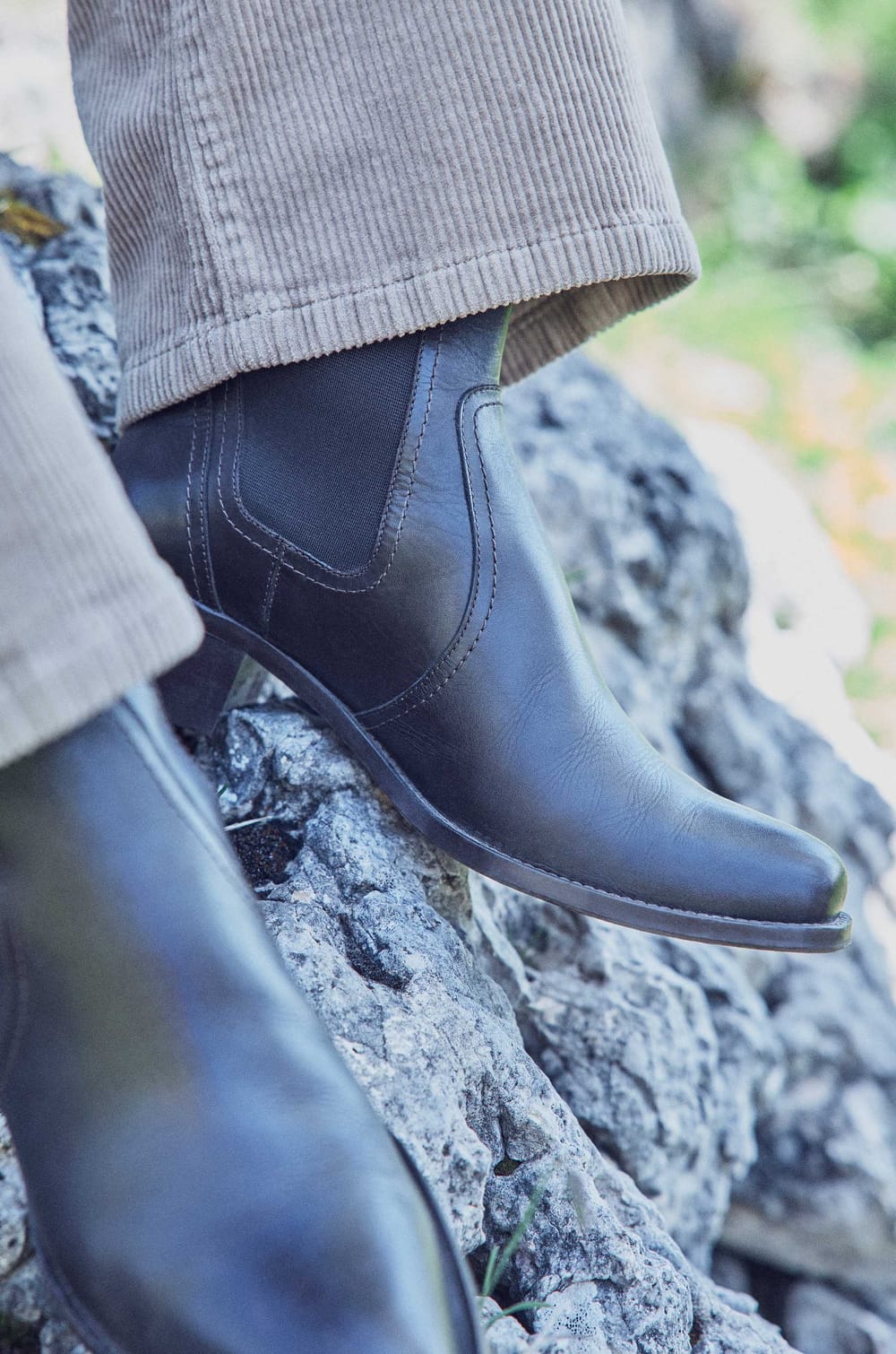 Bottines VANIA en cuir;${refinementColor}