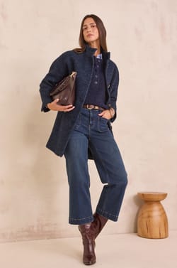 ARMANCE mid-length coat;${refinementColor}