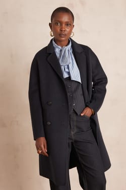 LINA long wool coat;${refinementColor}