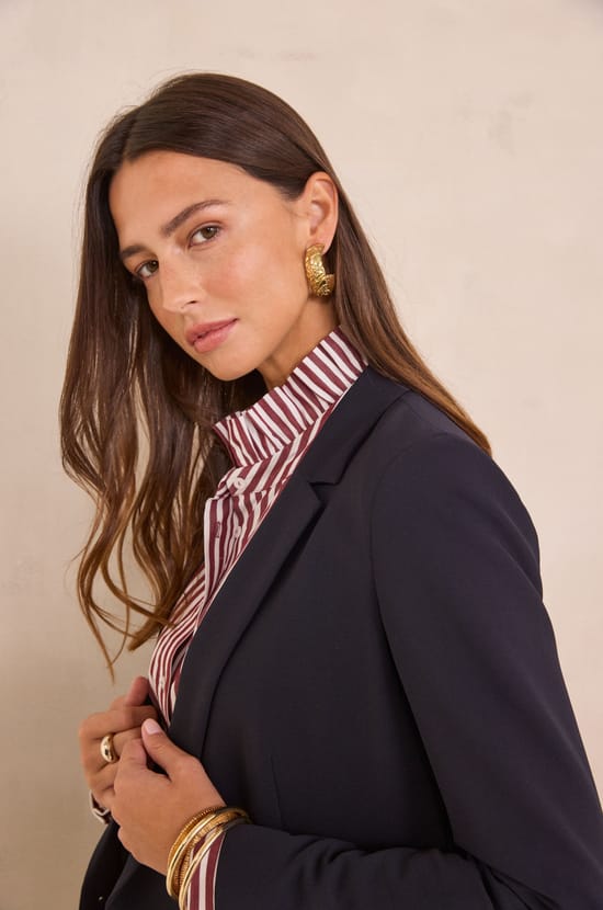 FLORINE tailored jacket;${refinementColor}
