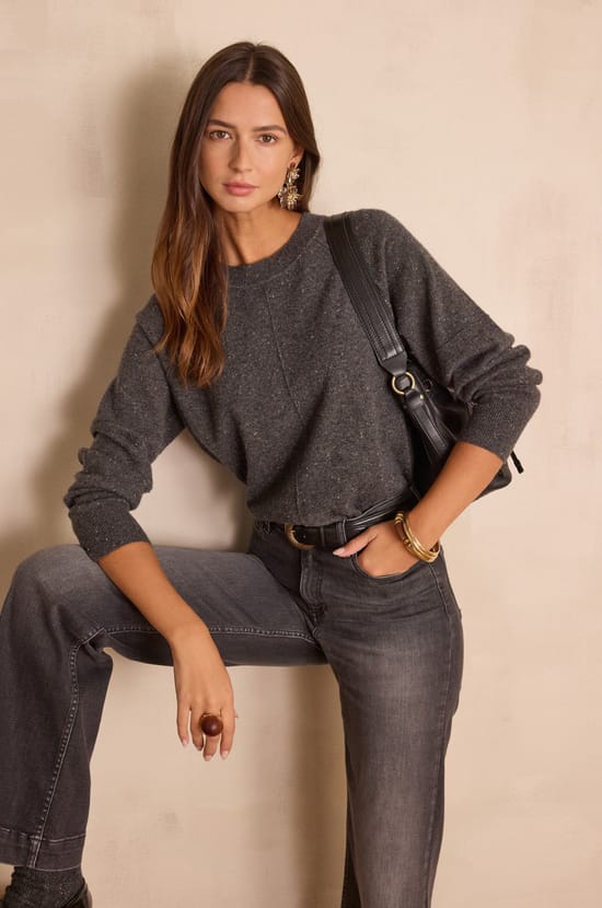 ARY BIS jumper in 100% cashmere - 2 ply;${refinementColor}