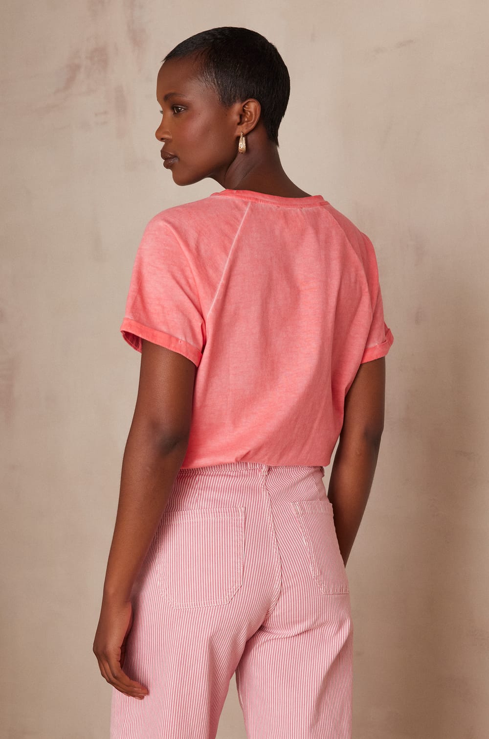 T-shirt ALFRED en coton;${refinementColor}