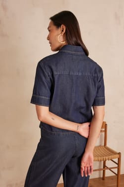 SIDO denim shirt;${refinementColor}