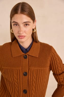 ARTUS long-sleeved wool vest;${refinementColor}