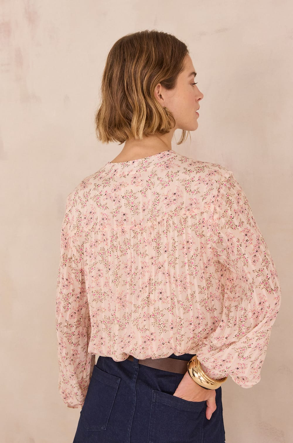 Floral print blouse DAIANA;${refinementColor}