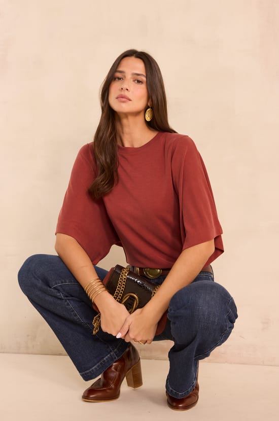 Jean flare SCARLETT;${refinementColor}
