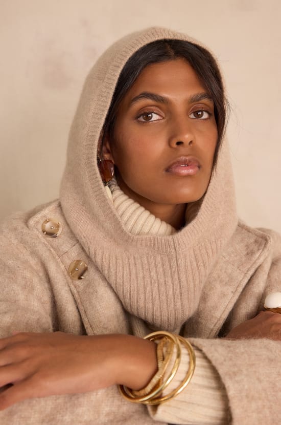 HECTOR balaclava in 100% cashmere;${refinementColor}