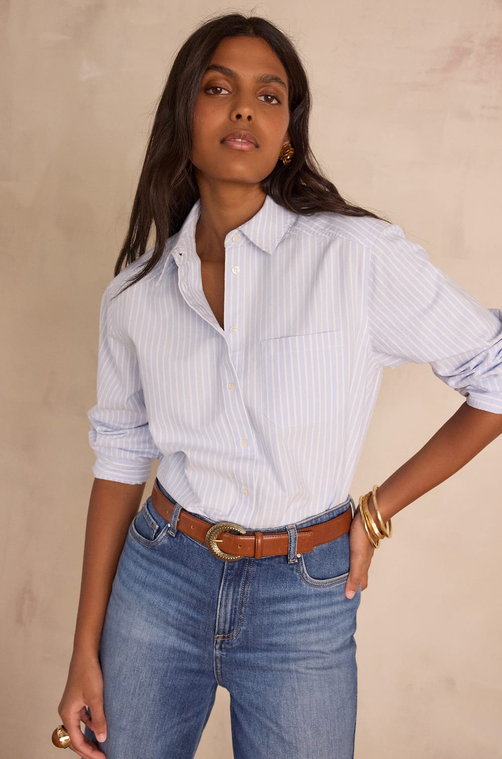 THOMAS 100% cotton shirt;${refinementColor}