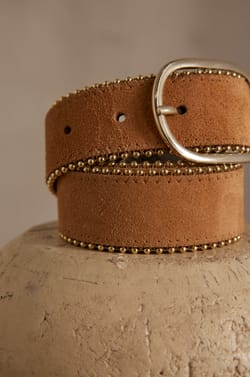 JASMINE leather belt;${refinementColor}