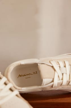 VELORA leather trainers;${refinementColor}