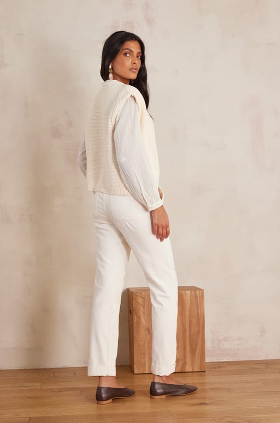 MATEO Chino-Hose aus Baumwolle;${refinementColor}