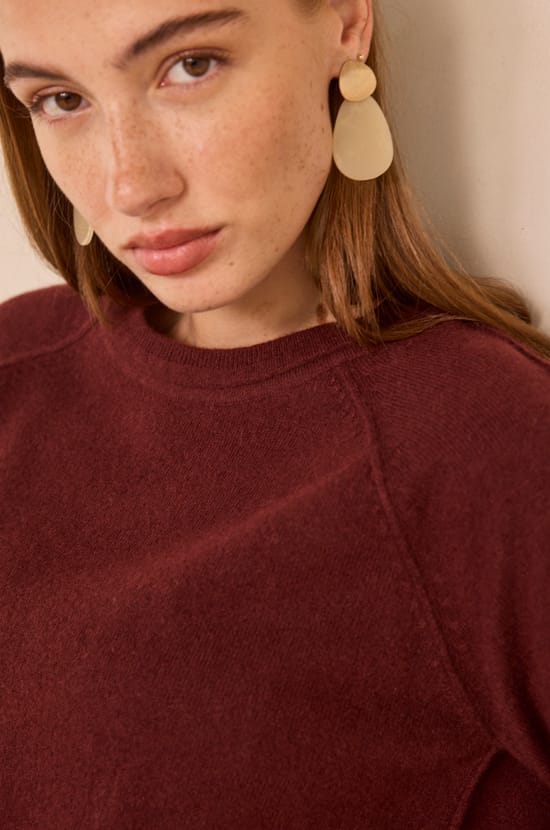 ARISTIDE long-sleeve cashmere sweater;${refinementColor}
