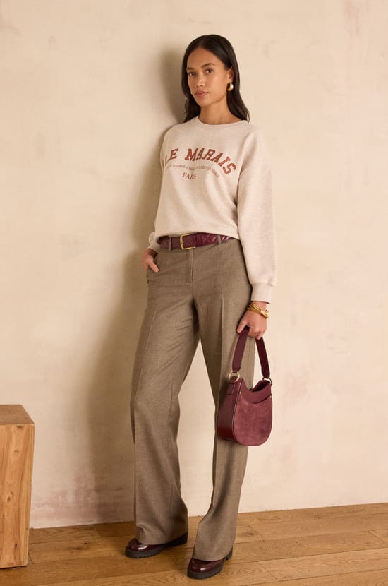 Sweat en coton LE MARAIS;${refinementColor}