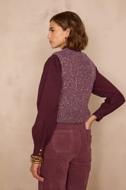 BOLTON sleeveless jumper;${refinementColor}