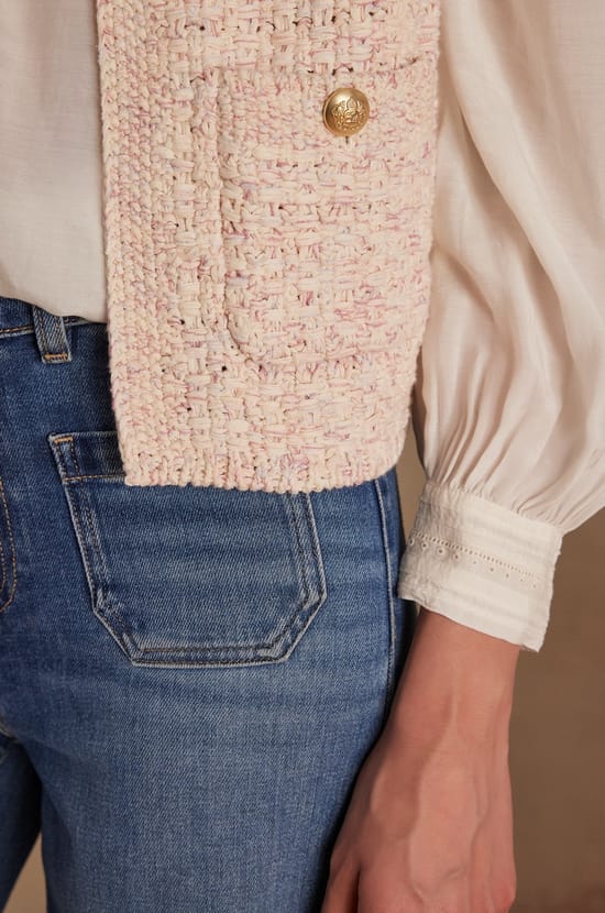 Gilet sans manches STEFFIE en coton;${refinementColor}