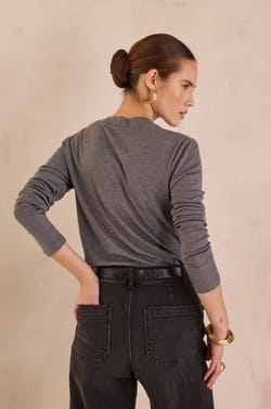 FLYNN high neck T-shirt;${refinementColor}