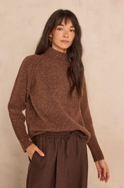 ADAMO mixed wool and cashmere sweater;${refinementColor}