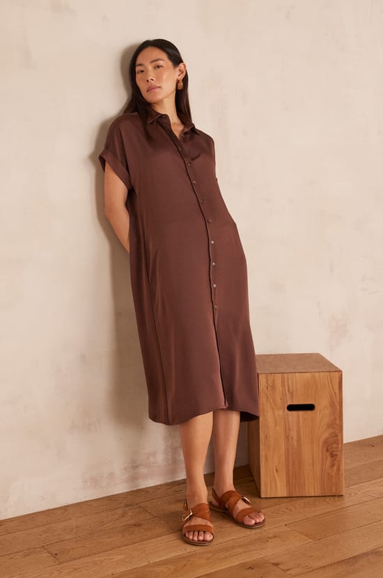 NAYAA satin Dress;${refinementColor}