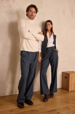 Pull col-roul&eacute; unisexe en 100% cachemire - 4 fils SWAN(N);${refinementColor}