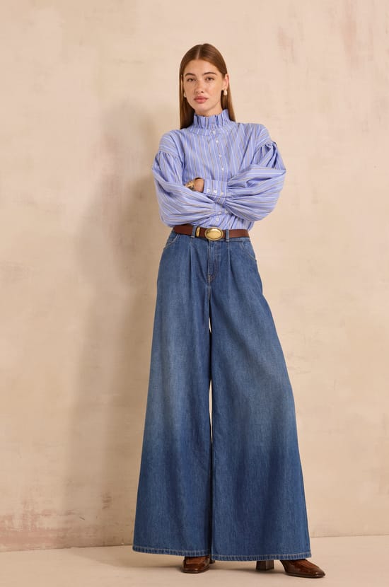 Wide cotton jean ROMEO;${refinementColor}