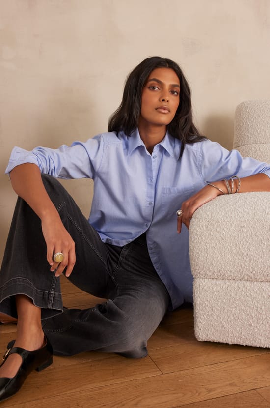 THOMAS cotton shirt;${refinementColor}