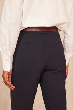 LARA cigarette tailored trousers;${refinementColor}