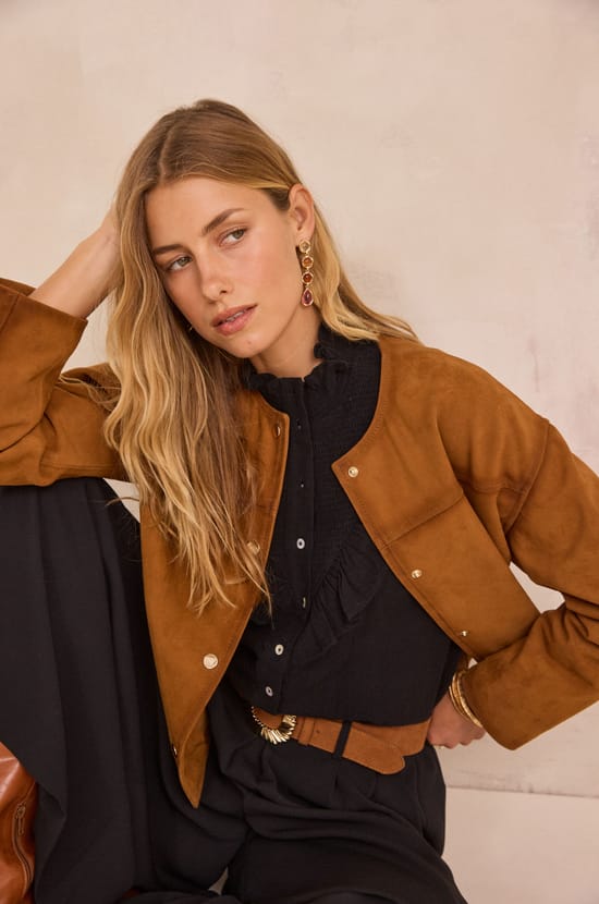 100% cotton DIVA blouse;${refinementColor}