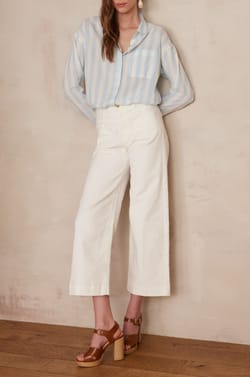 Chemisier MARILOU 100% coton &agrave; rayures;${refinementColor}