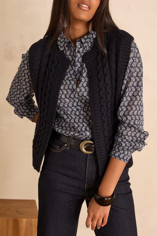 Gilet sans manches BIXENTE en laine;${refinementColor}
