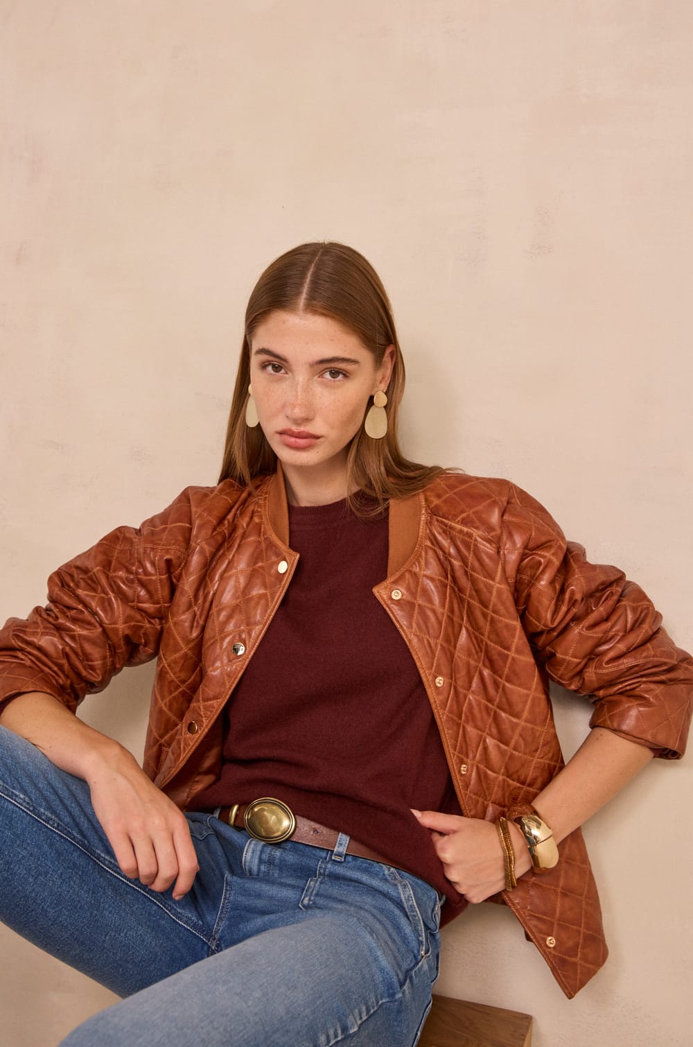 ARISTIDE long-sleeve cashmere sweater;${refinementColor}