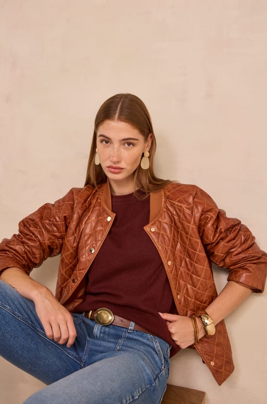 ARISTIDE long-sleeve cashmere sweater;${refinementColor}
