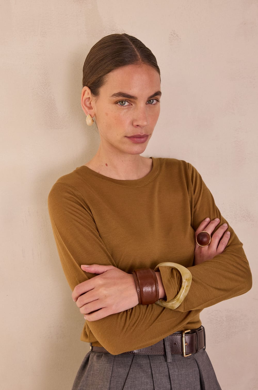 LOUISIANE long-sleeved T-shirt;${refinementColor}