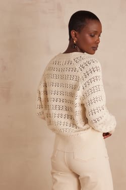 Cardigan BASILIO en coton;${refinementColor}