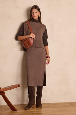 EMILIE long wool skirt;${refinementColor}